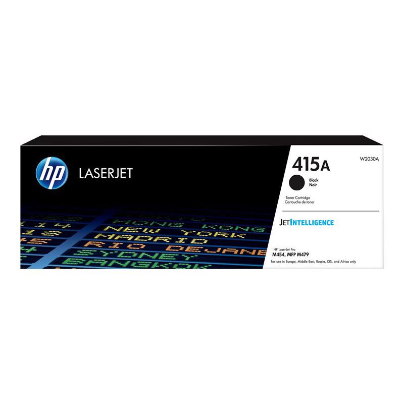 Toner Noir 415A 2400 pages - W2030A pour imprimante Laser HP - 0