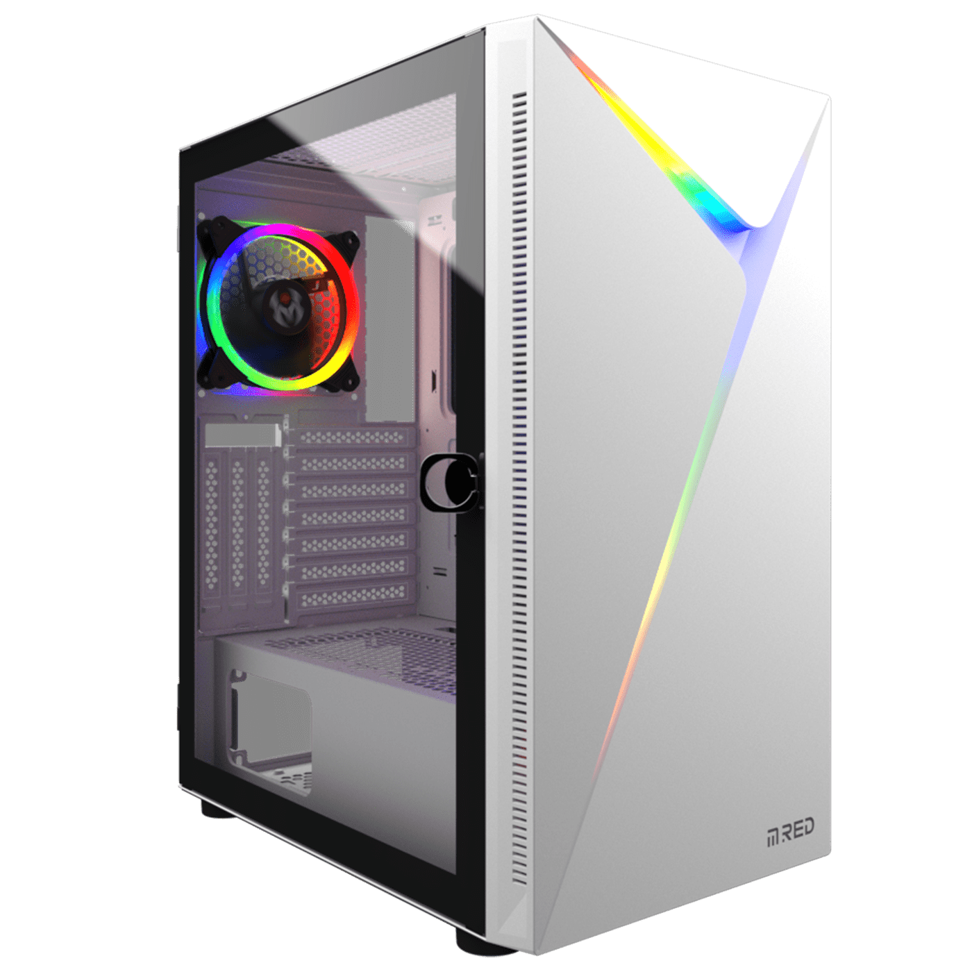 iCUE 4000X RGB Tempered Black - MT/SansAlim/E-ATX