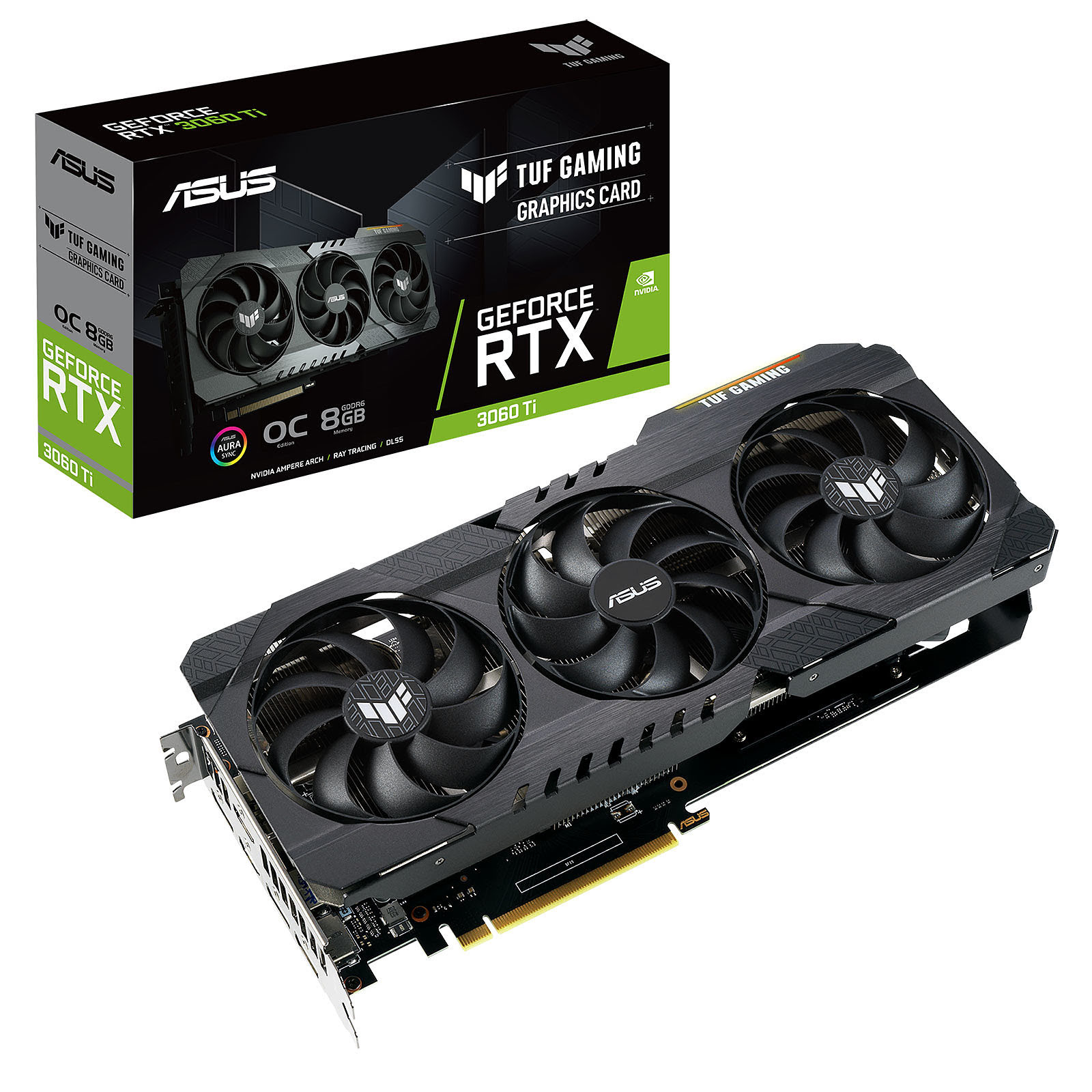 Asus TUF-RTX3060TI-O8G-V2-GAMING  - Carte graphique Asus - 0