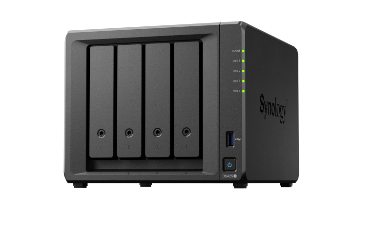 Synology DS425+ - 4 baies avec 4 disques de 4To SATA III - Serveur NAS - 3