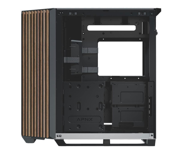 APNX V1 Noir/Blanc/Bois Noir - Boîtier PC APNX - Cybertek.fr - 2