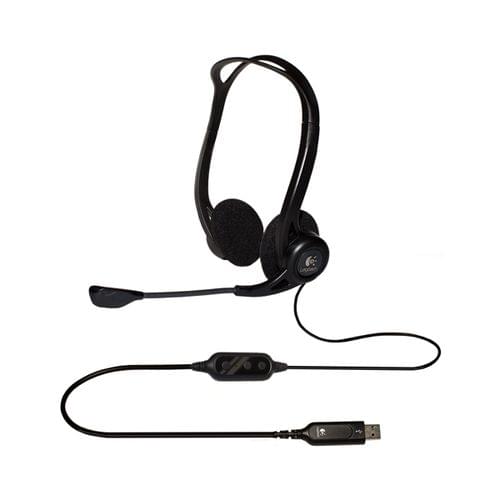 Logitech 960 USB Stereo Noir - Micro-casque - Cybertek.fr - 0