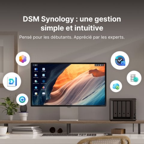 Synology DS425+ - 4 Baies  - Serveur NAS Synology - Cybertek.fr - 9