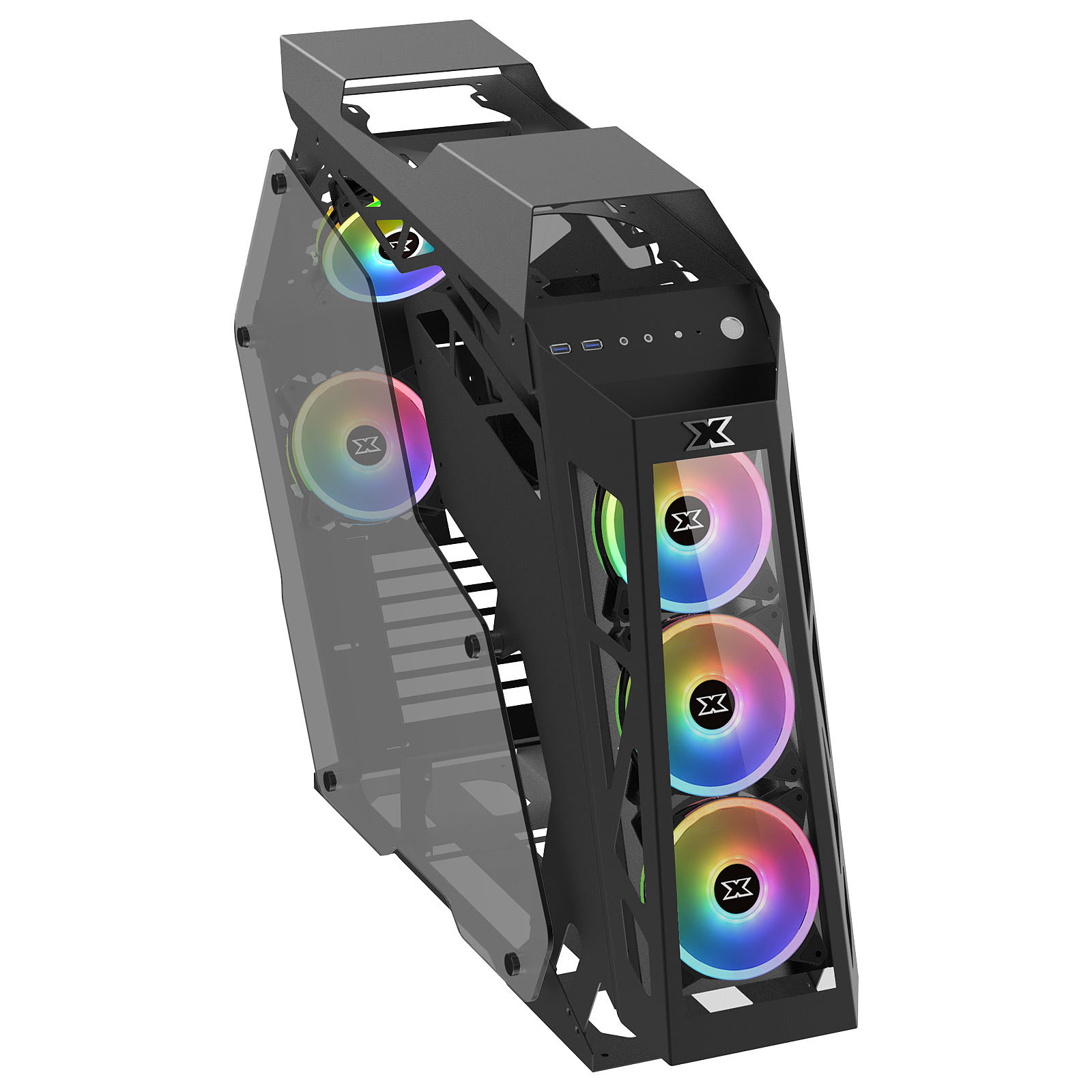 Xigmatek Zeus RGB Noir - Boîtier PC Xigmatek - Cybertek.fr - 3