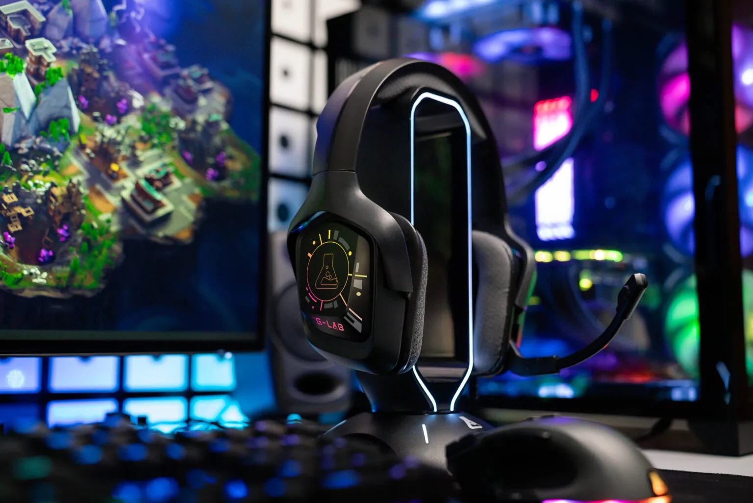 The G-LAB Korp Cobalt 7.1EX 7.1 Surround Noir - Micro-casque - 6
