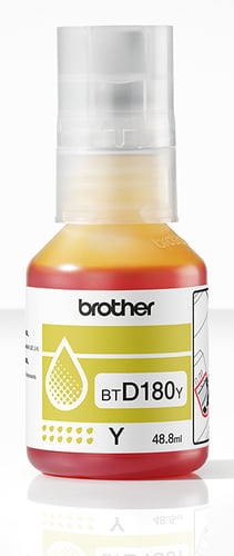 Cartouche d'encre BTD180Y - Jaune pour imprimante Jet d'encre Brother - 2