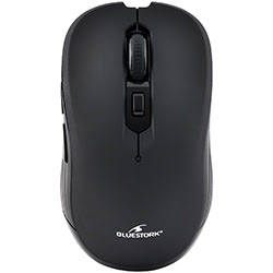 Bluestork Dual Connexion Mouse Noir - BT/Dongle/Silent