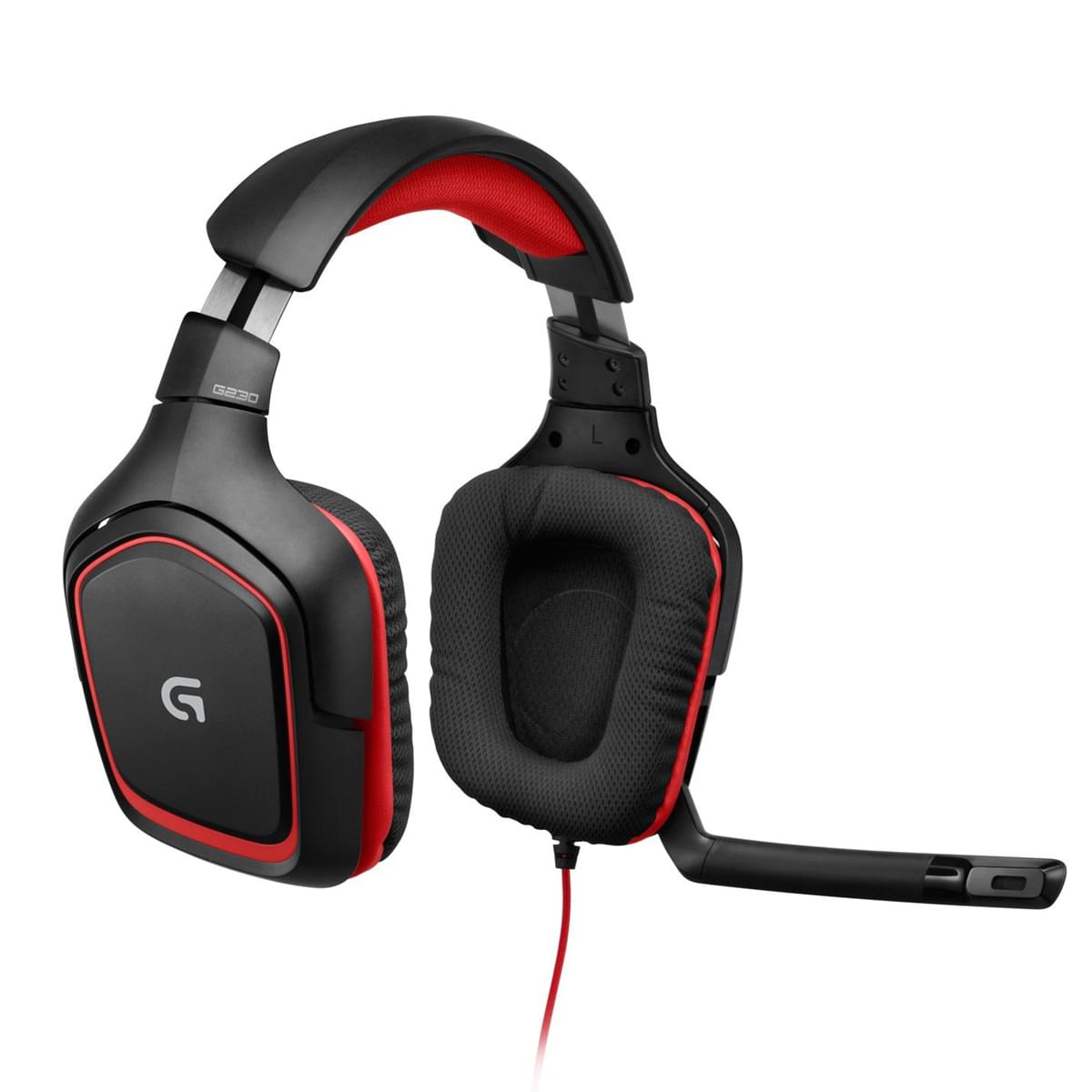 Logitech G230 Stereo Gaming Headset Stereo Rouge - Micro-casque - 0