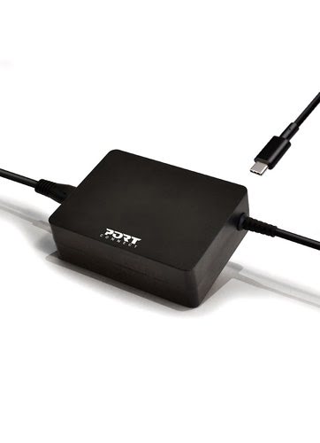 image produit Port CHARGEUR POUR ORDINATEUR USB TYPE-C  90W MAX  Cybertek