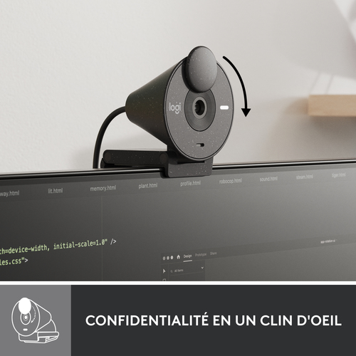 Logitech BRIO 300 - Webcam - Cybertek.fr - 6