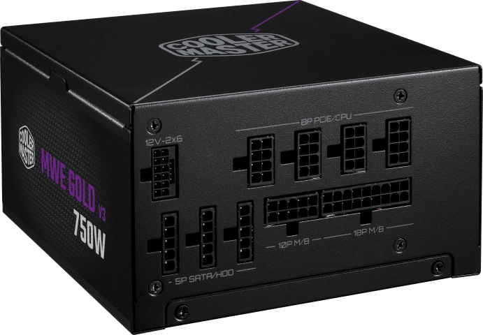 Cooler Master 80+ Gold (3.1 750W) - Alimentation Cooler Master - 1