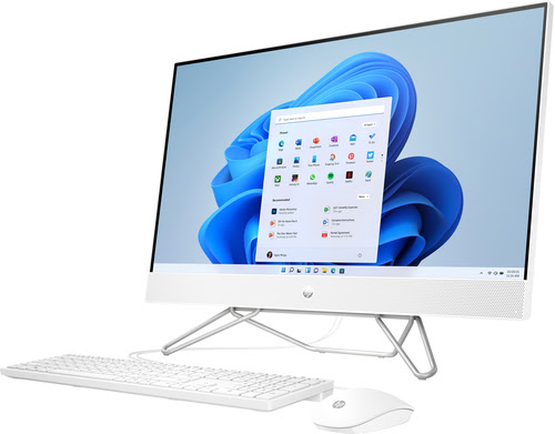 HP 27-cb0007nf 27" FHD/R7-5700U/16Go/1To/W11 Blanc - All-In-One PC/MAC - 1