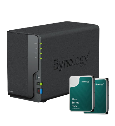 Synology DS223 - 2 Baies avec 2 Disques de 4 To - Serveur NAS - 0