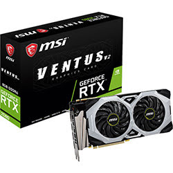 Carte graphique MSI RTX 2080 VENTUS 8G V2 2080/8Go/HDMI/DP