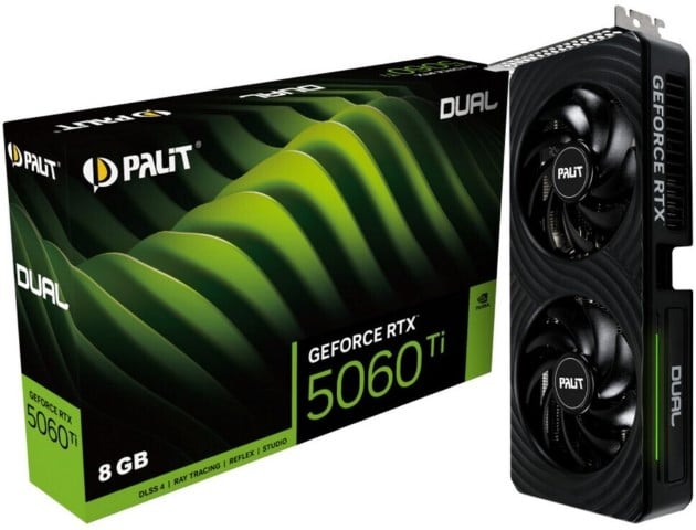 Palit RTX 5060 Ti Dual 8GB GDDR7#  - Carte graphique Palit - 0