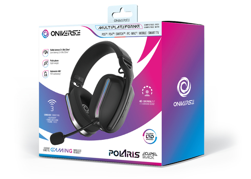 Oniverse Casque Polaris  Noir - Micro-casque - Cybertek.fr - 8