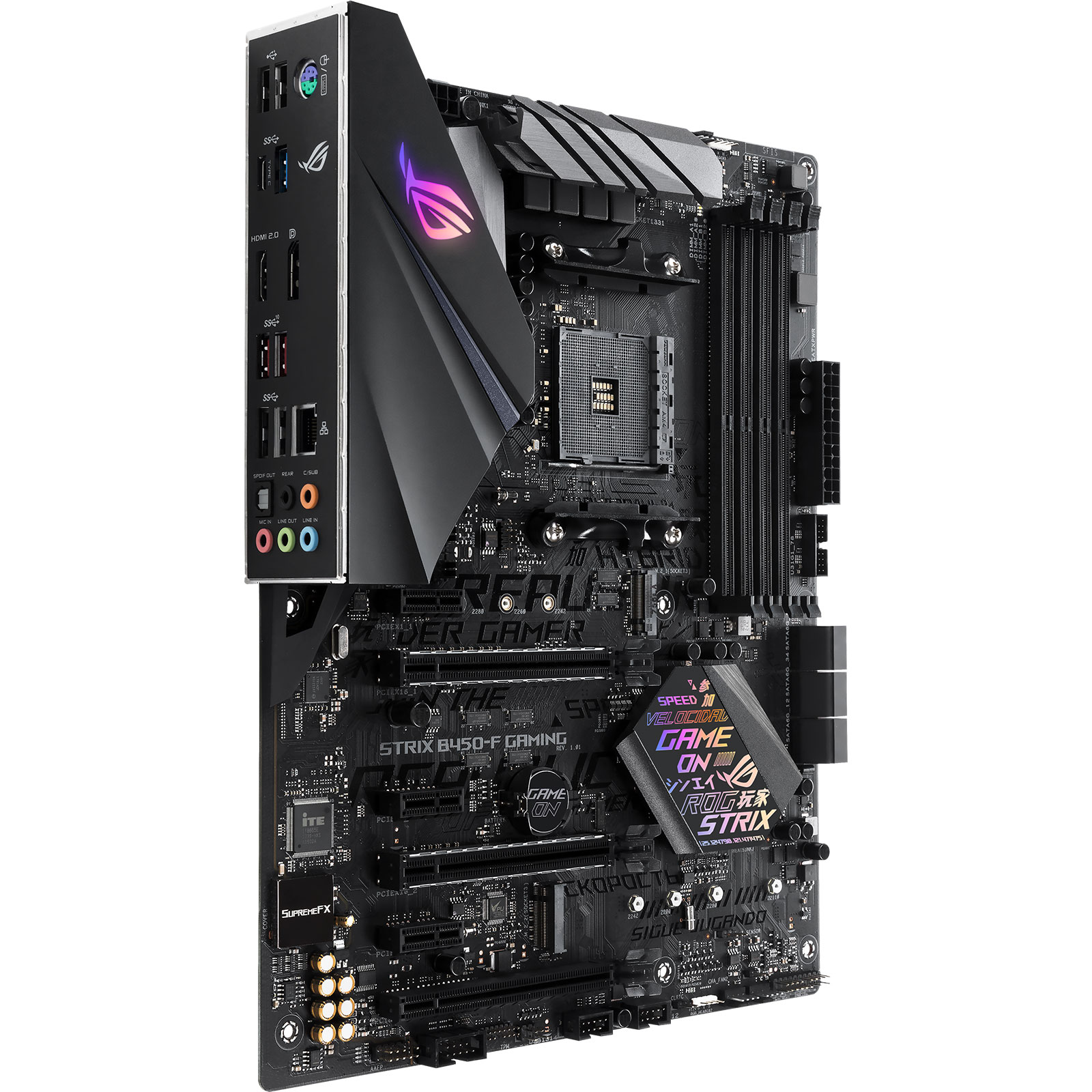 Asus ROG STRIX B450-F GAMING ATX  - Carte mère Asus - Cybertek.fr - 3