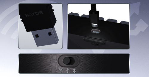 Hator Skyfall 80 Pro Wireless - Clavier PC Hator - Cybertek.fr - 10