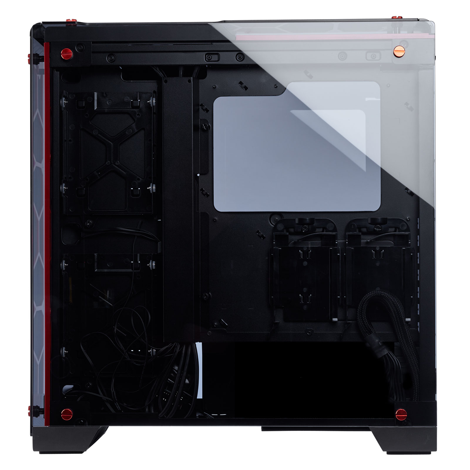 Corsair Crystal 570X RGB Rouge Transparent - Boîtier PC Corsair - 1