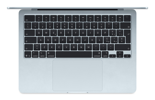 Apple Macbook Air MC6T4FN/A - M4 13" 16Go 256Go Bleu ciel (MC6T4FN/A) - Achat / Vente MacBook sur Cybertek.fr - 1