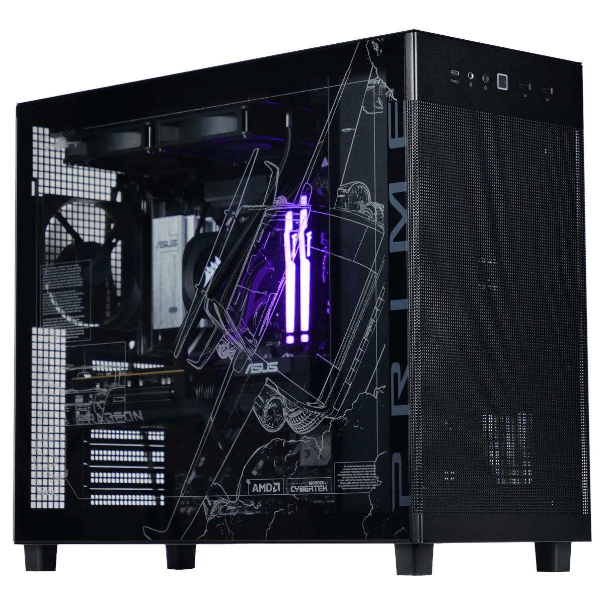 Cybertek TimeBreaker - R5-7500F/9070/32Go/1To - CYB (PCG-10602958) - Achat / Vente PC Fixe sur Cybertek.fr - 0