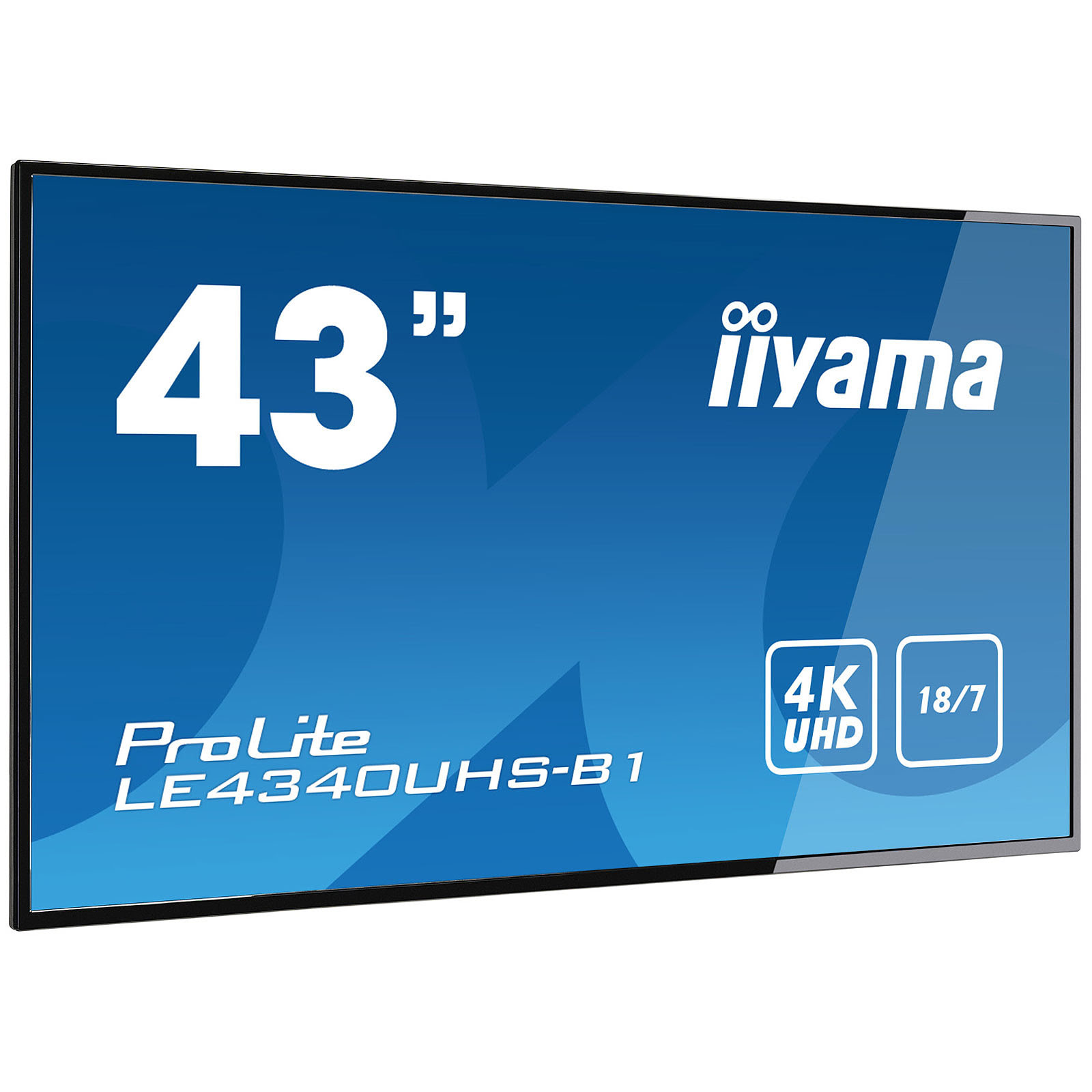 Iiyama 43 pouces  LE4340UHS-B1 - Ecran PC Iiyama - Cybertek.fr - 4