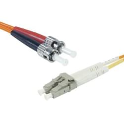 Connectique réseau Cybertek Cordon fibre Optique multimode ST/LC 62,5/125 - 1m