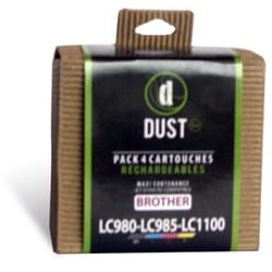 DUST Eco Pack 4 cart.rechargeables LC980-LC985-LC1100