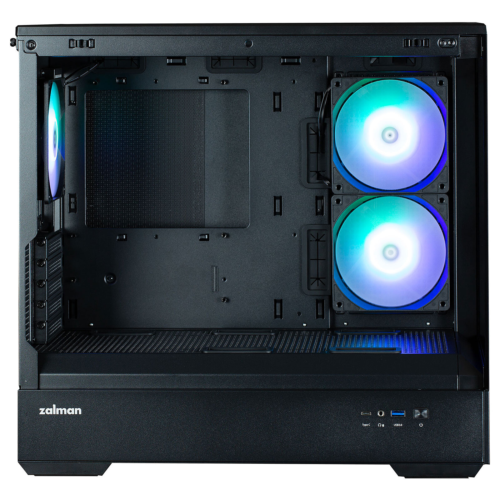 Zalman P30 Black V2 Noir - Boîtier PC Zalman - Cybertek.fr - 2