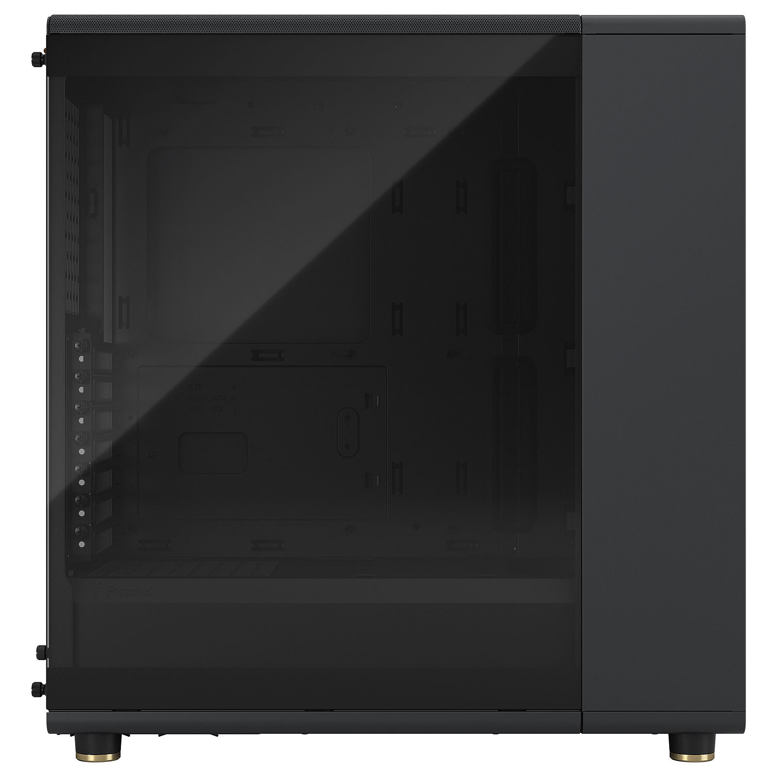 Fractal Design North XL RC Charcoal Black TG Dark Noir - Boîtier PC - 1