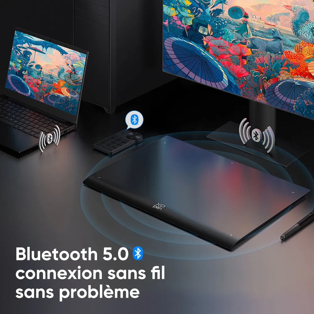 XPPEN Deco Pro MW Gen 2 5080LPI/9"/Noir - Tablette graphique - 1