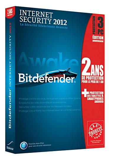 Bitdefender Internet Security 2012 ANNIV - 2 Ans / 3 Postes - Logiciel sécurité - 0
