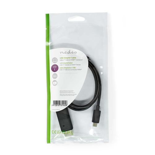Adaptateur USB-C 3.2 vers HDMI 2.0 - 1m Noir - 2
