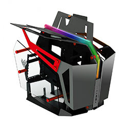 Fortron (FSP) T-WINGS CMT-710 Red - GT/Sans Alim/E-ATX + ITX