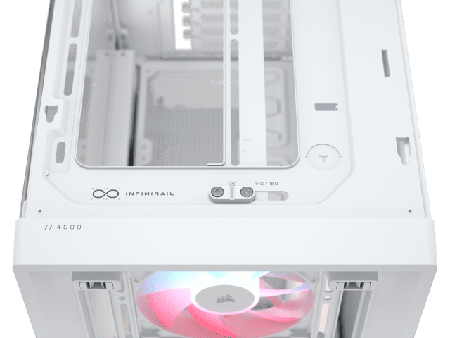 Corsair FRAME 4000D LCD RS ARGB Blanc Blanc - Boîtier PC Corsair - 9