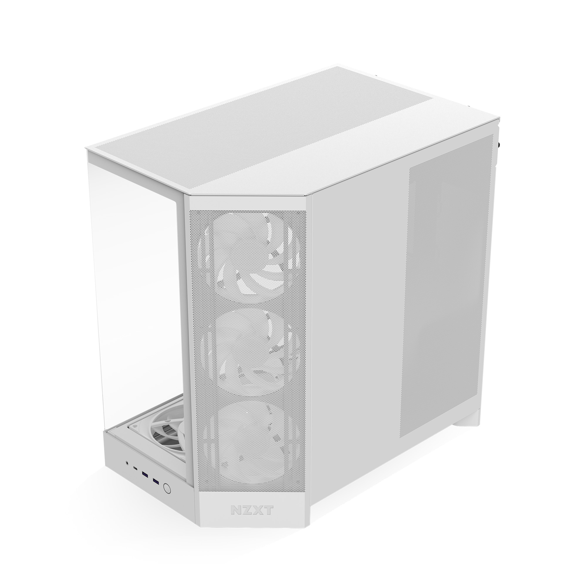 NZXT H9 Flow RGB+ Blanc Blanc - Boîtier PC NZXT - Cybertek.fr - 2