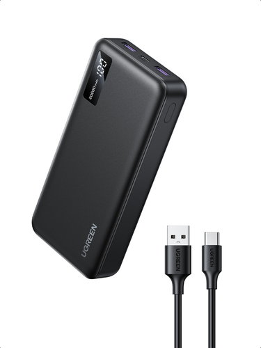 Batterie externe USB-C+2xUSB-A/20000mAh/20W/Noir - 3