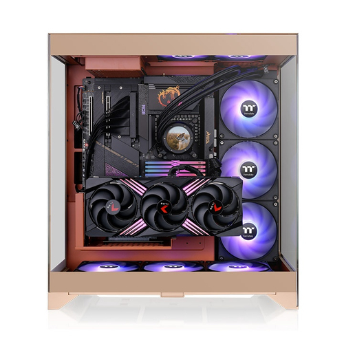 Thermaltake CTE E550 TG Gravel Sand Orange - Boîtier PC - 1