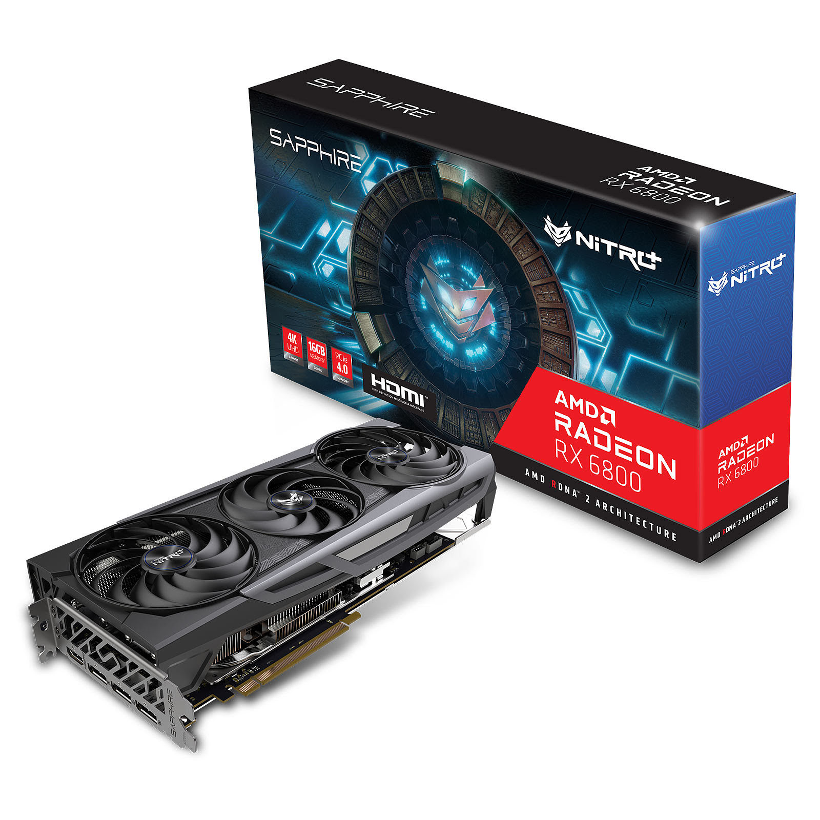 Sapphire Nitro+ RX 6800 OC 16G  - Carte graphique Sapphire - 0