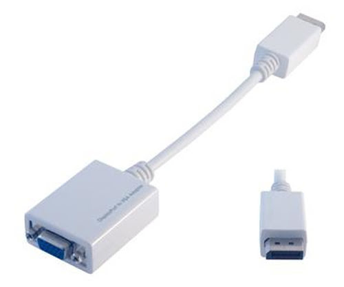 Adaptateur câble DP m/VGA f - Connectique PC - Cybertek.fr - 0