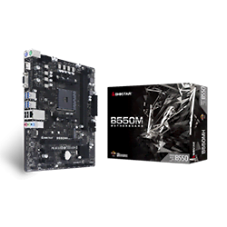 image produit Biostar B550MH - B550/AM4/mATX Cybertek