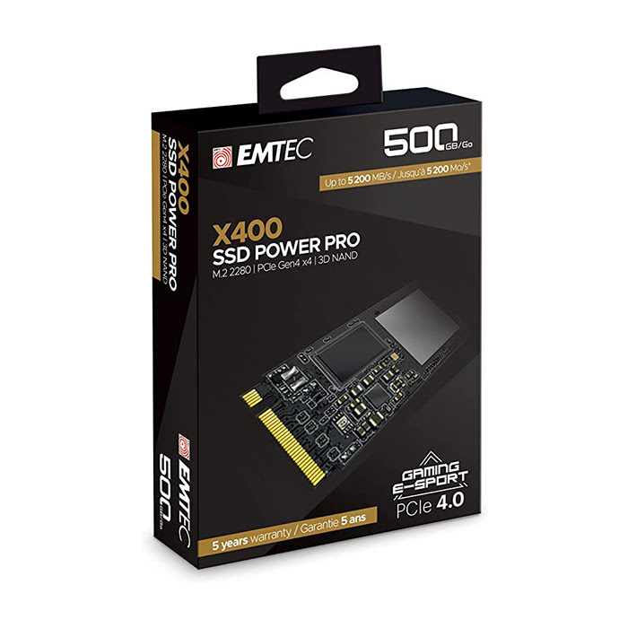 Emtec ECSSD500GX400  M.2 - Disque SSD Emtec - Cybertek.fr - 0