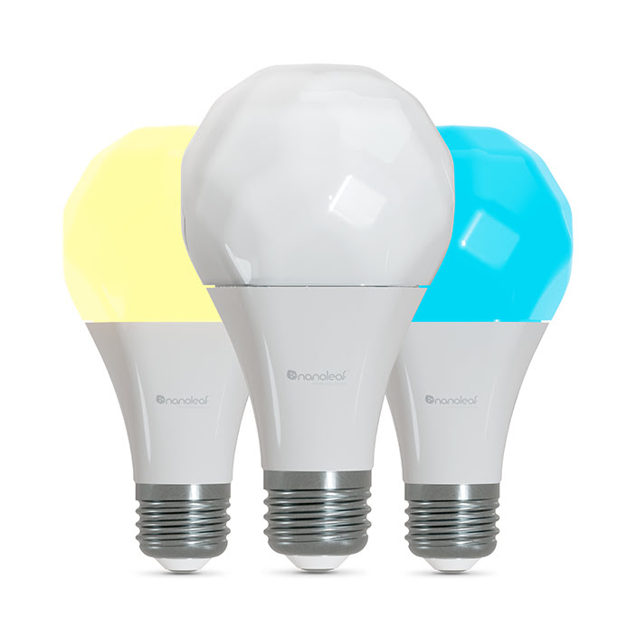 Nanoleaf Essentials Smart A19 Ampoule E27 - 3 pièces (NL45-0800WT240E27-3PK --) - Achat / Vente Objet connecté / Domotique sur Cybertek.fr - 0