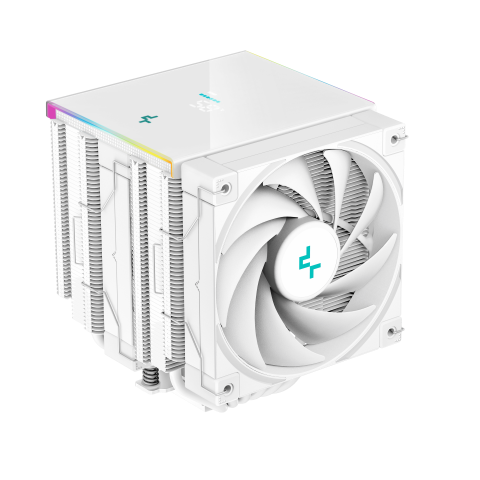 Deepcool CH160 Blanc-mT/SsAlim/Mini-ITX+AK620 DIGITAL Blanc Blanc - Boîtier PC - 10