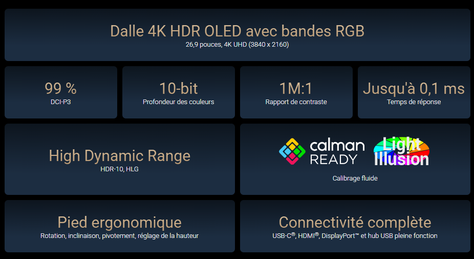 Asus 27 pouces  90LM0810-B01I70 - Ecran PC Asus - Cybertek.fr - 5