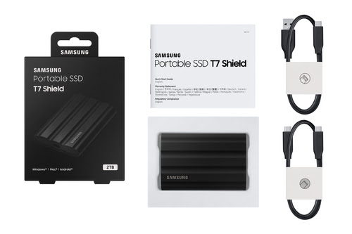 Samsung T7 SHIELD 2To Black (MU-PE2T0S/EU) - Achat / Vente Disque SSD externe sur Cybertek.fr - 10