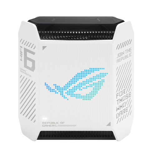 image produit Asus ROG Rapture GT6 x1 White (WiFi 6 Mesh) Cybertek