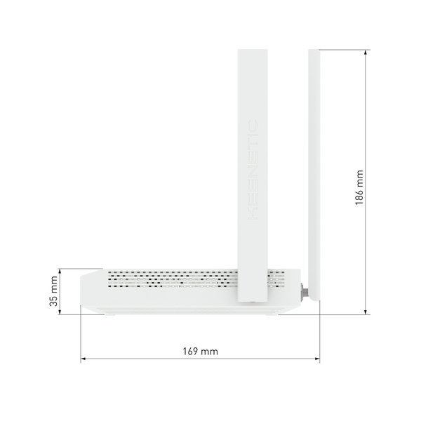 KEENETIC Sprinter - 4 Ports/AX1800/Mesh/Wi-Fi 6 - Routeur - 5