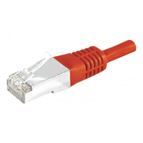 Connectique réseau Cybertek Cordon RJ45 Cat 6, S/FTP Rouge - 15m