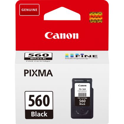Cartouche d'encre noire CRG PG-560 - 3713C001 pour imprimante Jet d'encre Canon - 0